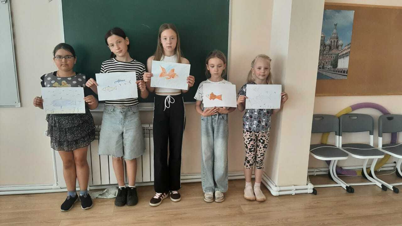 Выставка рисунков &amp;quot;Подводный мир&amp;quot;.